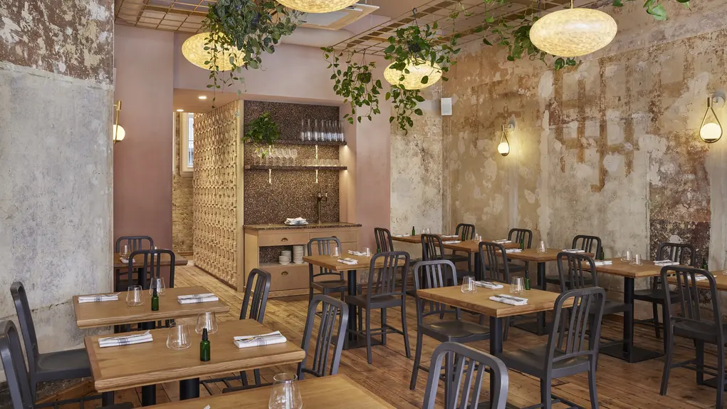 Inside Apricity Restaurant in London