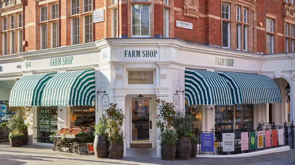 The exterior of Farm Shop
