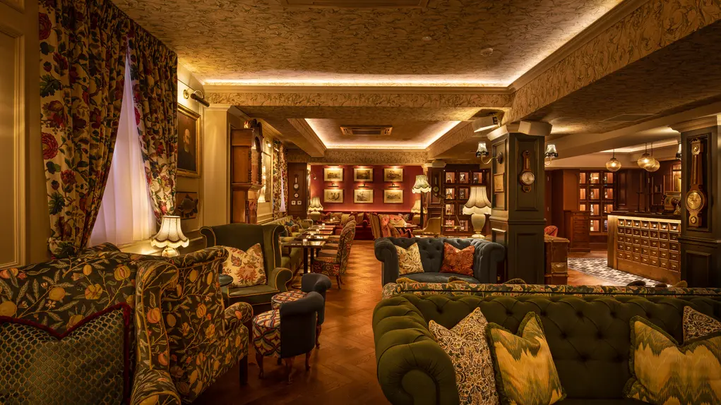 The seating area at Mr Foggs