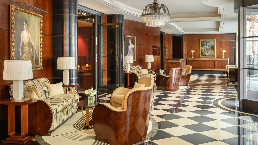 Beaumont hotel interior in Mayfair