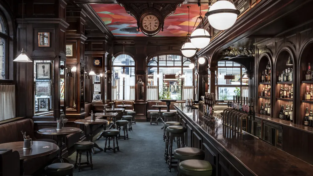 Interior of pub