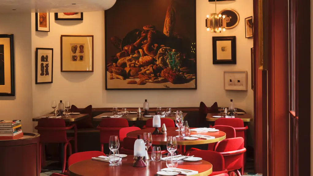Interior of Mount St. Restaurant
