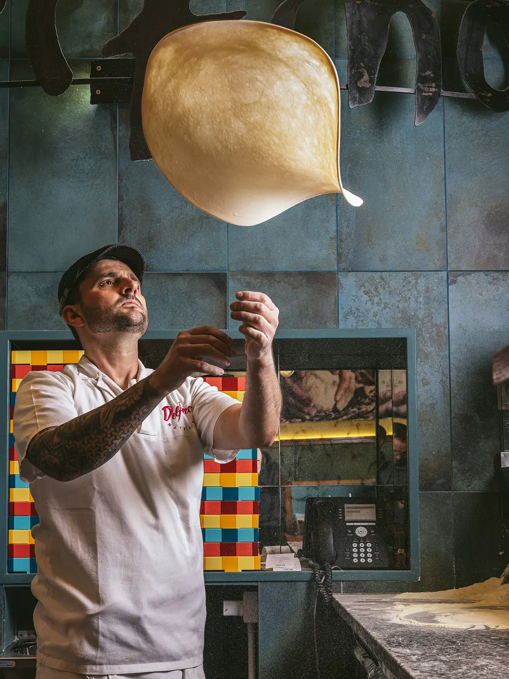 Pizza Chef at Delfinos