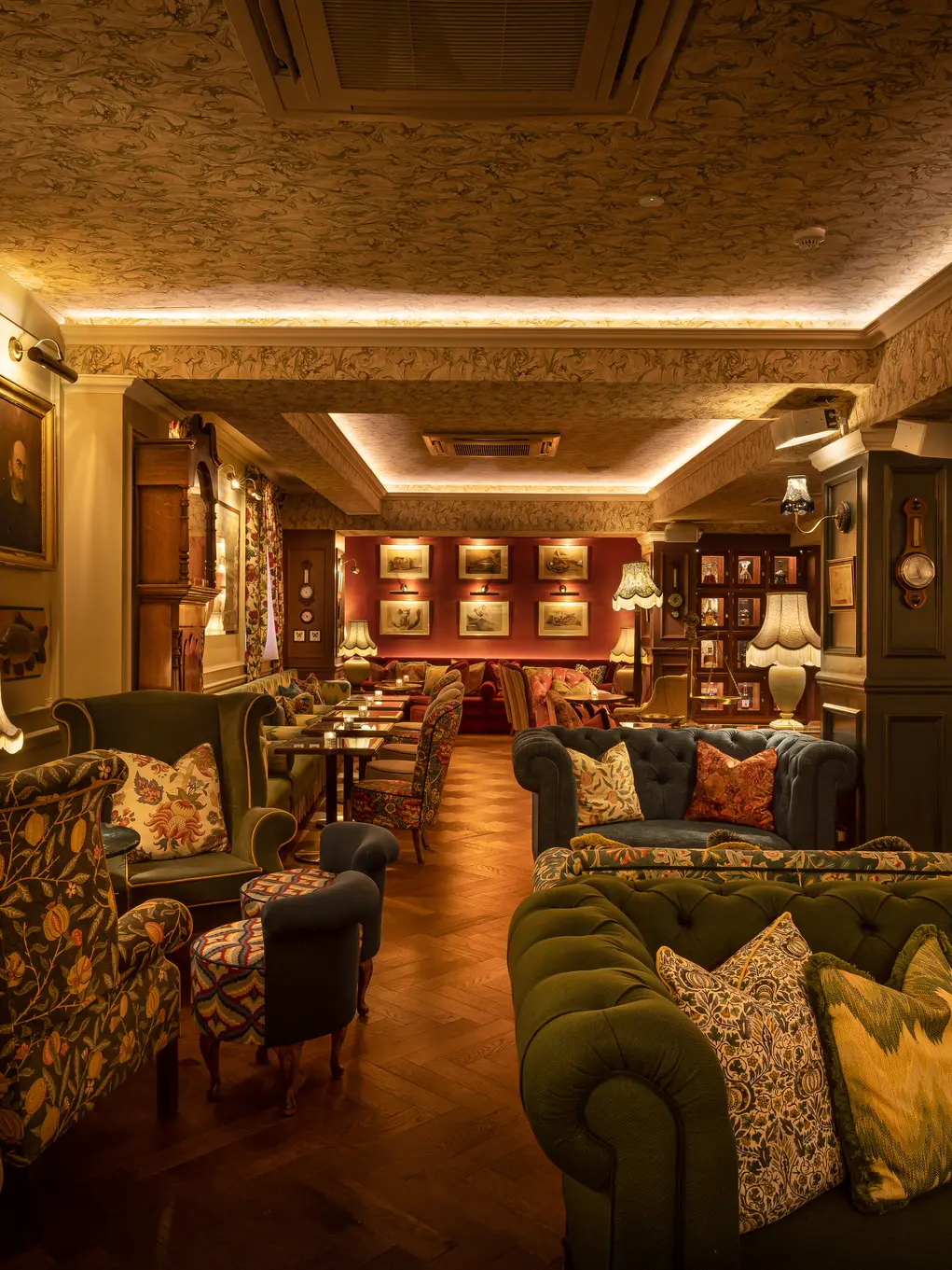 The seating area at Mr Foggs