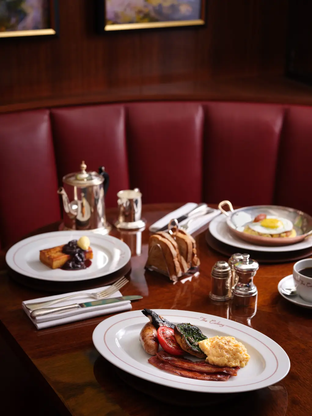 Food at The Colony Grill Room