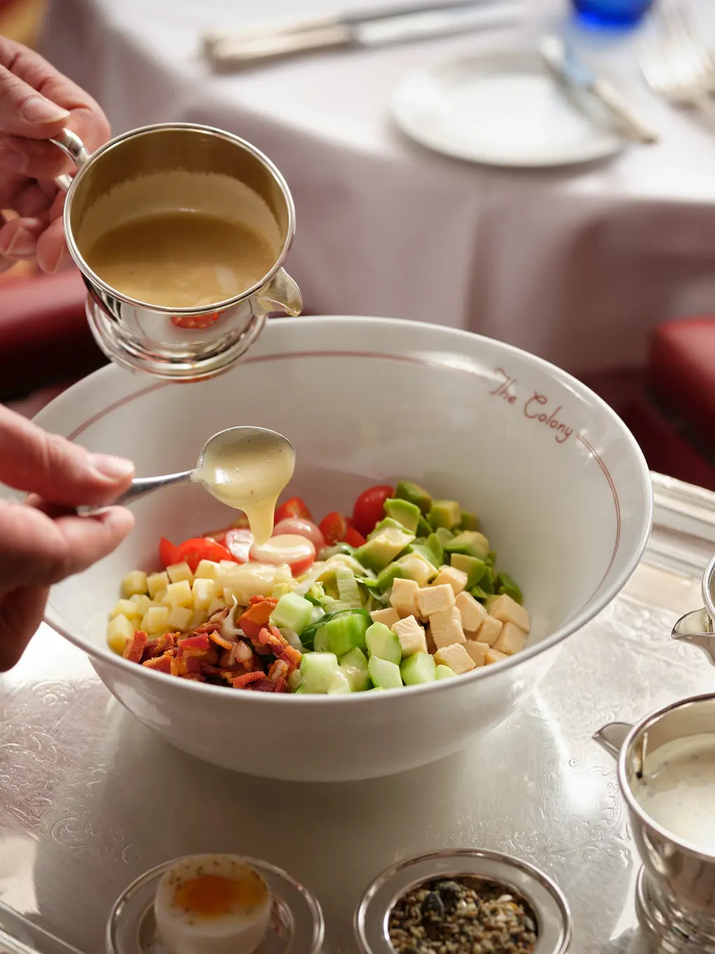 Food at The Colony Grill Room