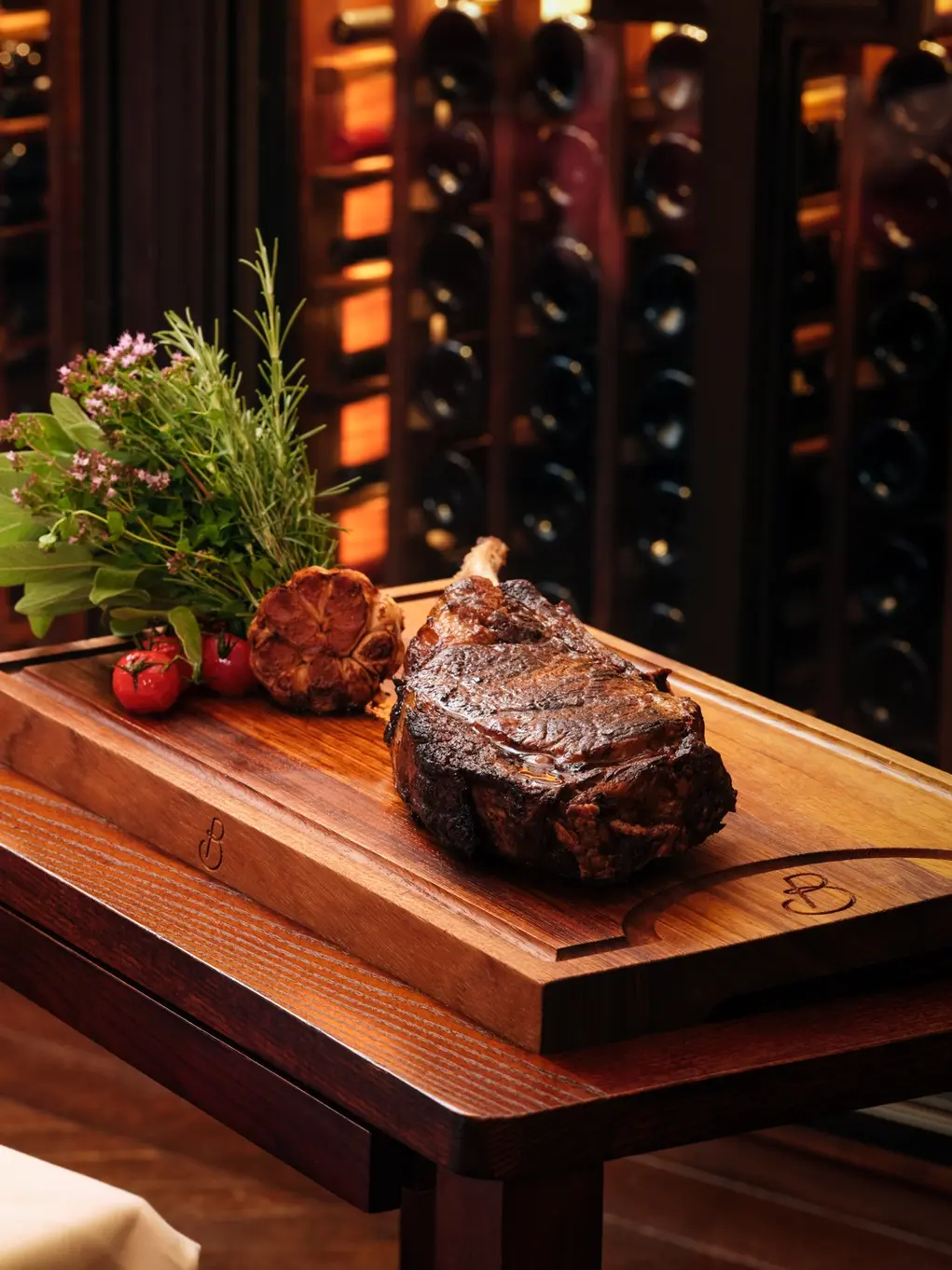steak on a board