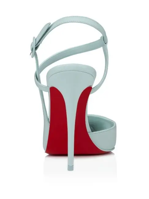 Green high heel shoes with a tall stiletto heel