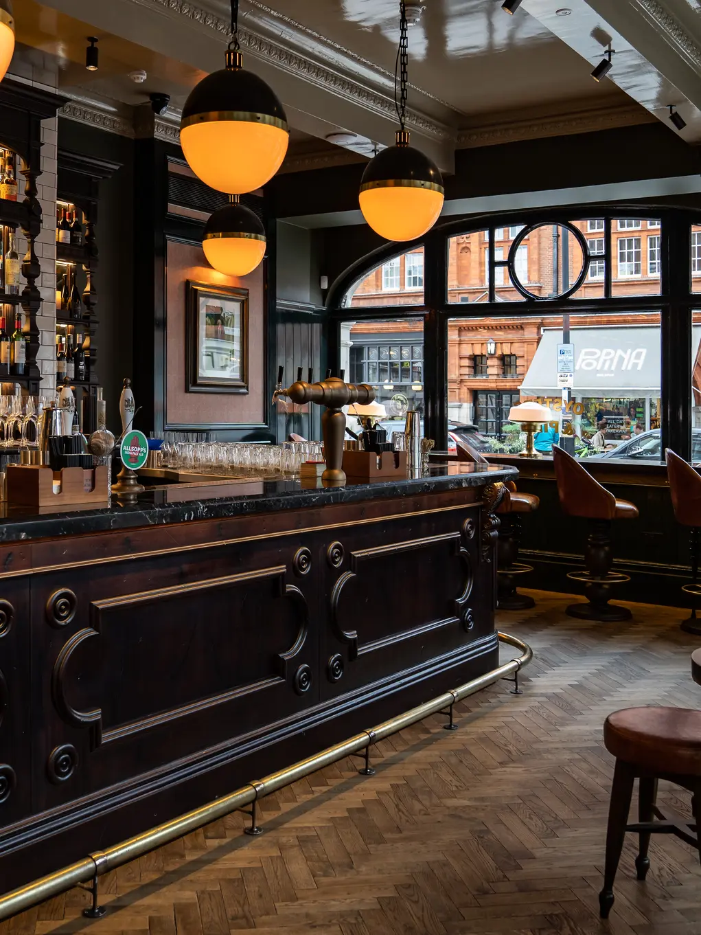 The Barley Mow interior
