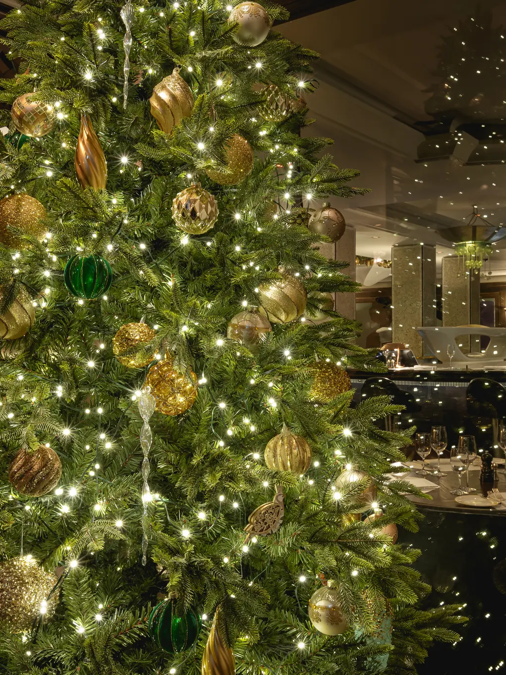 A Christmas tree