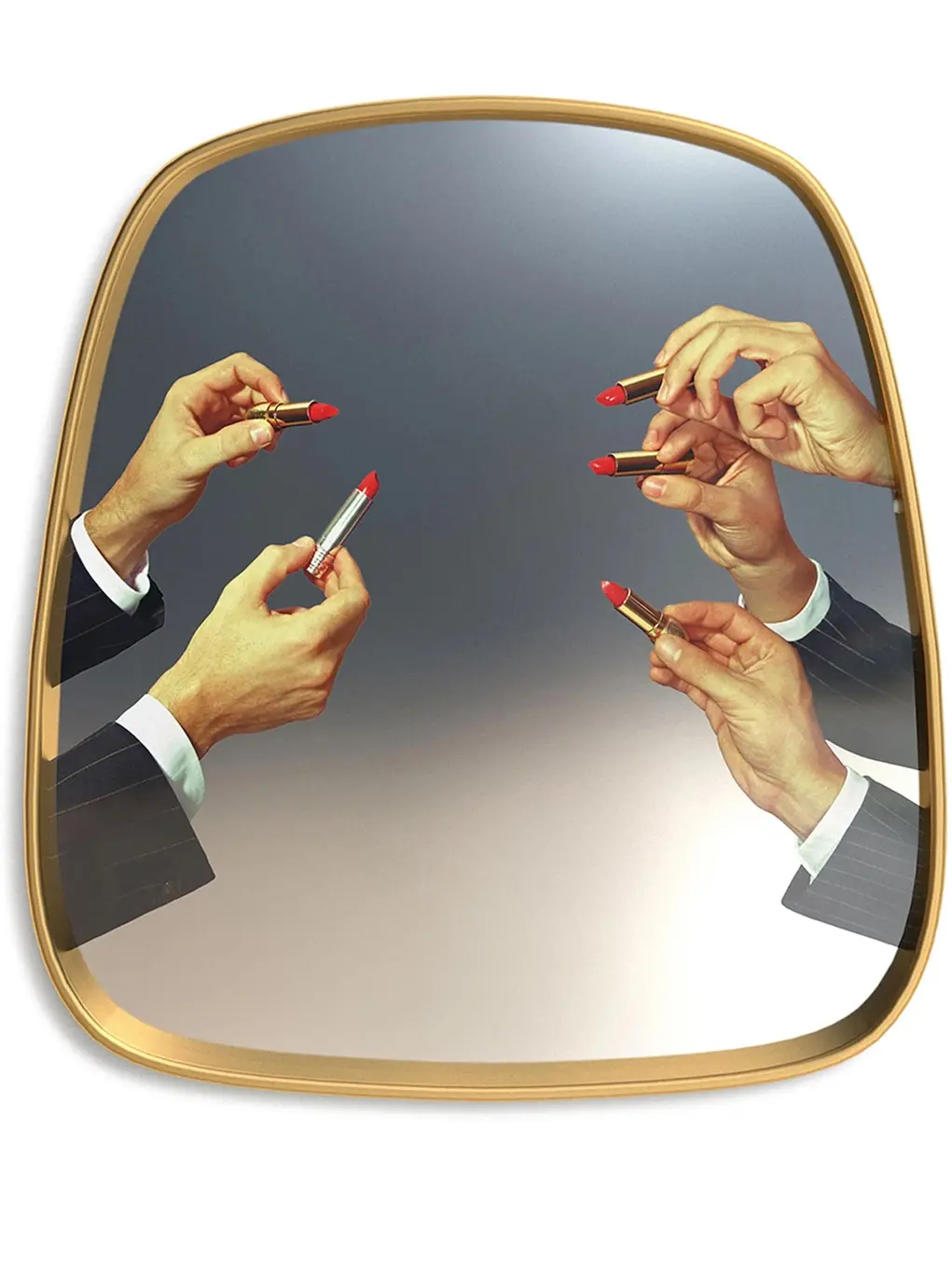 Gold Seletti lipsticks mirror
