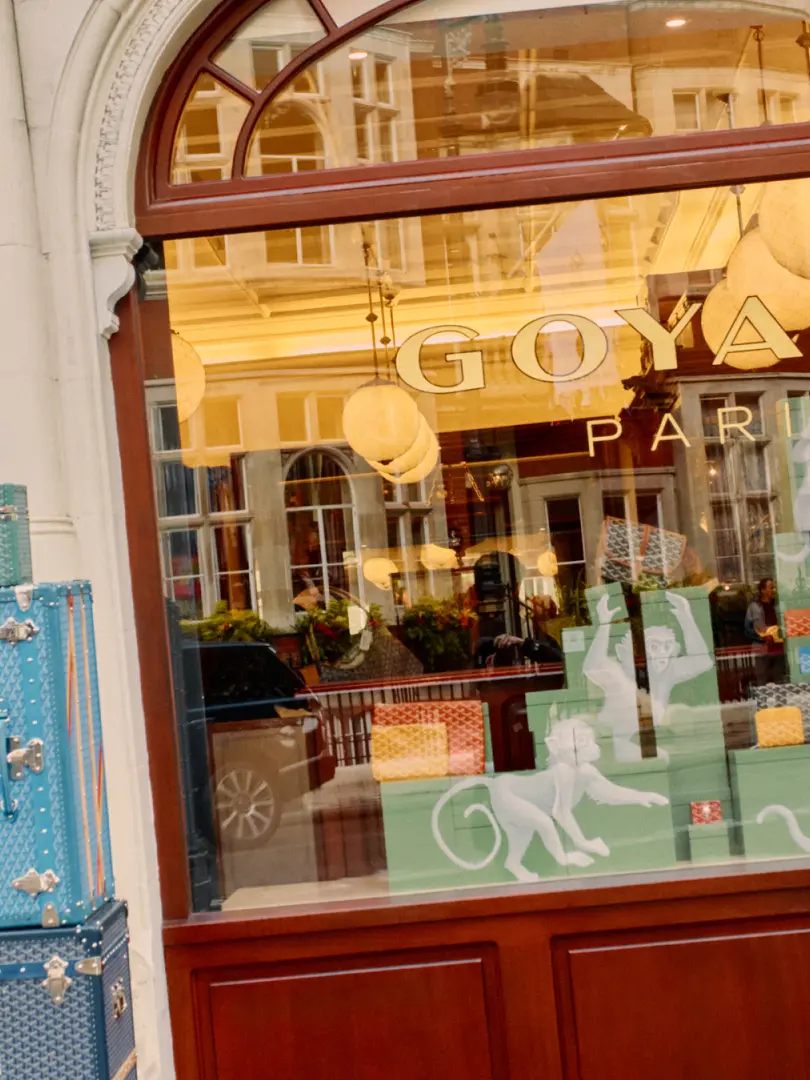 The exterior of Goyard's shopfront