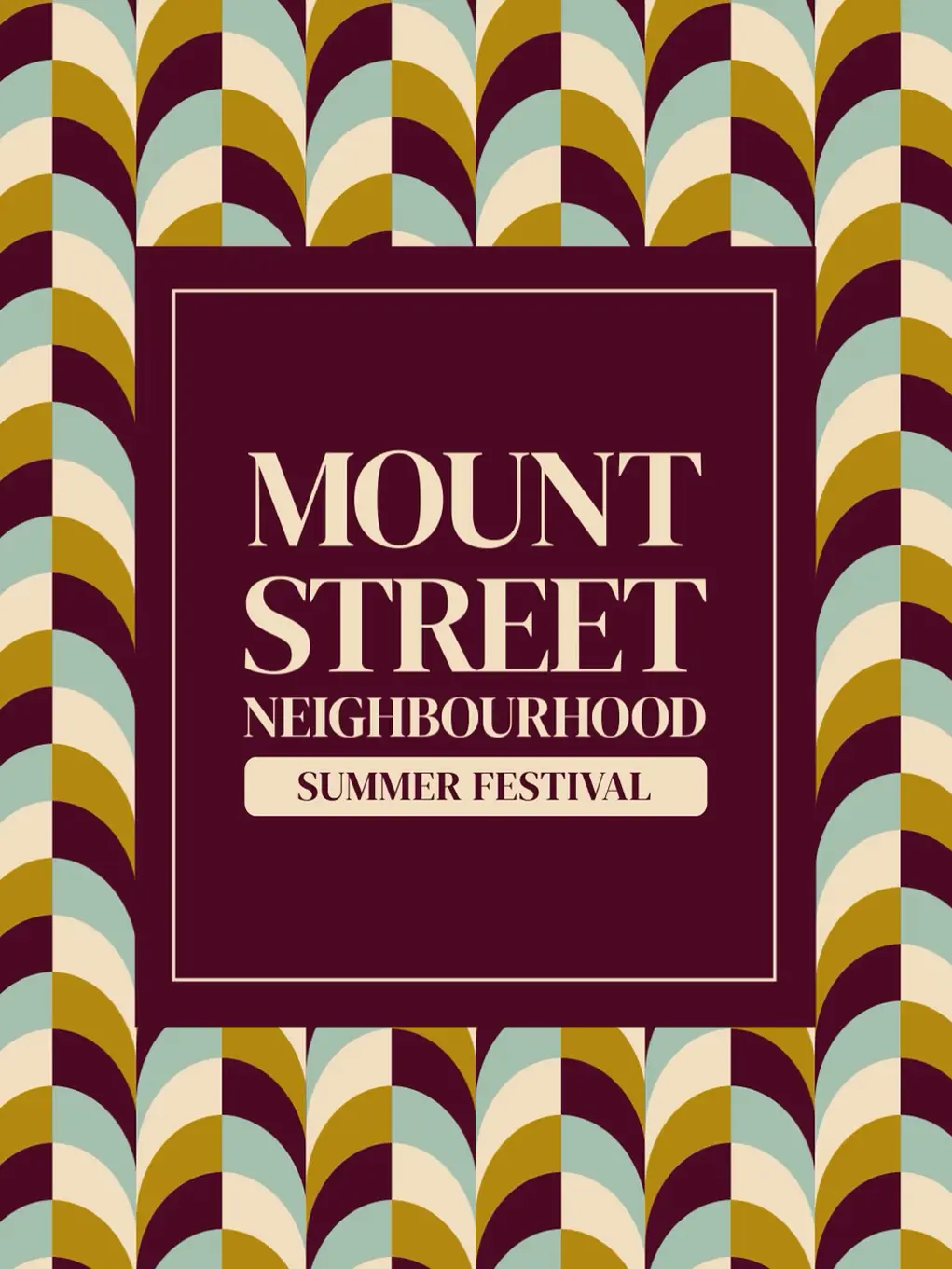Mount Street Neighbourhood summer festival 