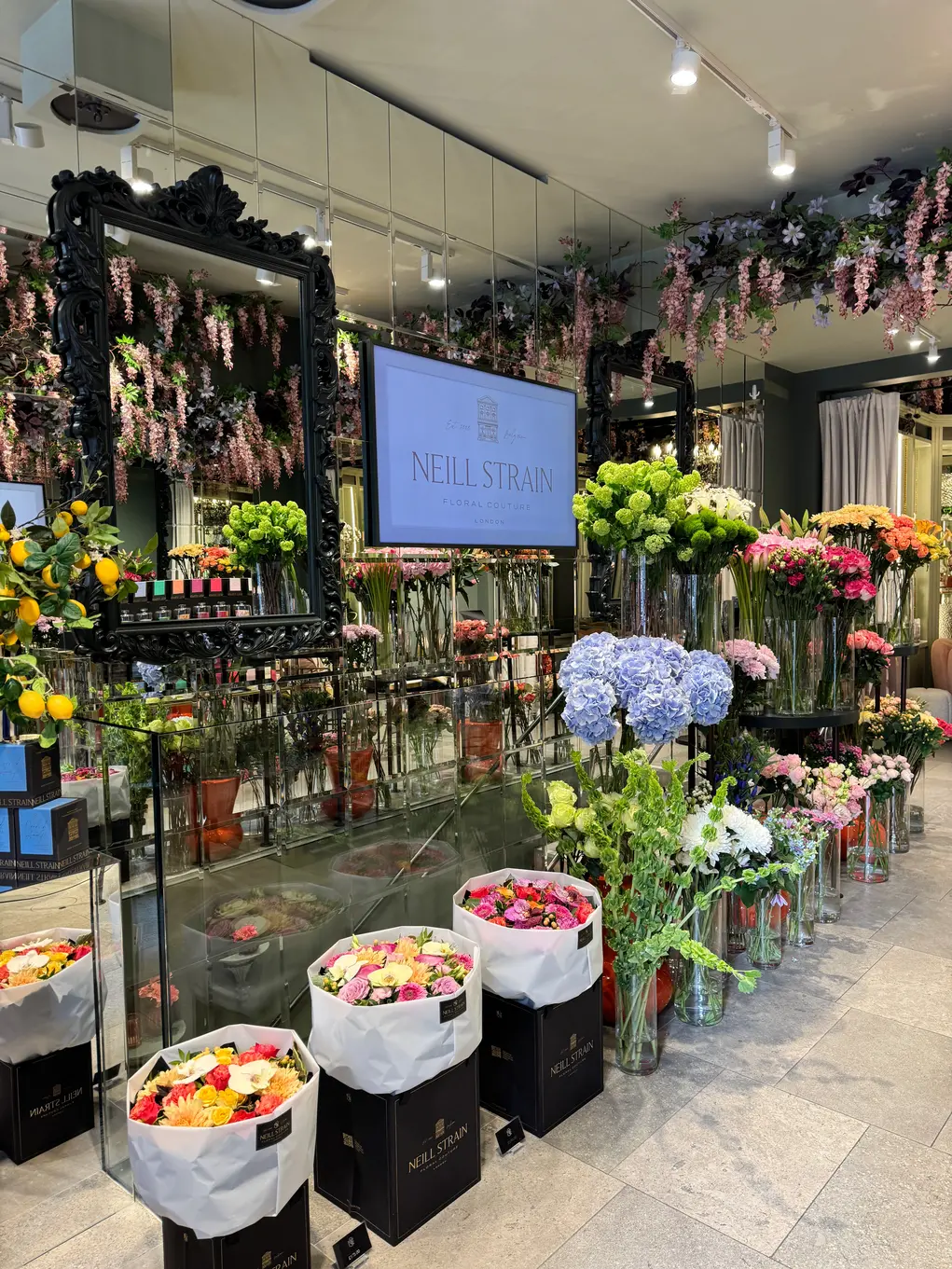 Inside Neill Strain Floral Couture