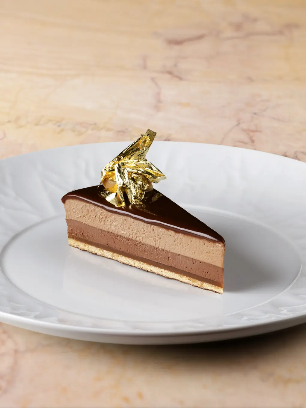 Mayfair millionaire tart on a white plate