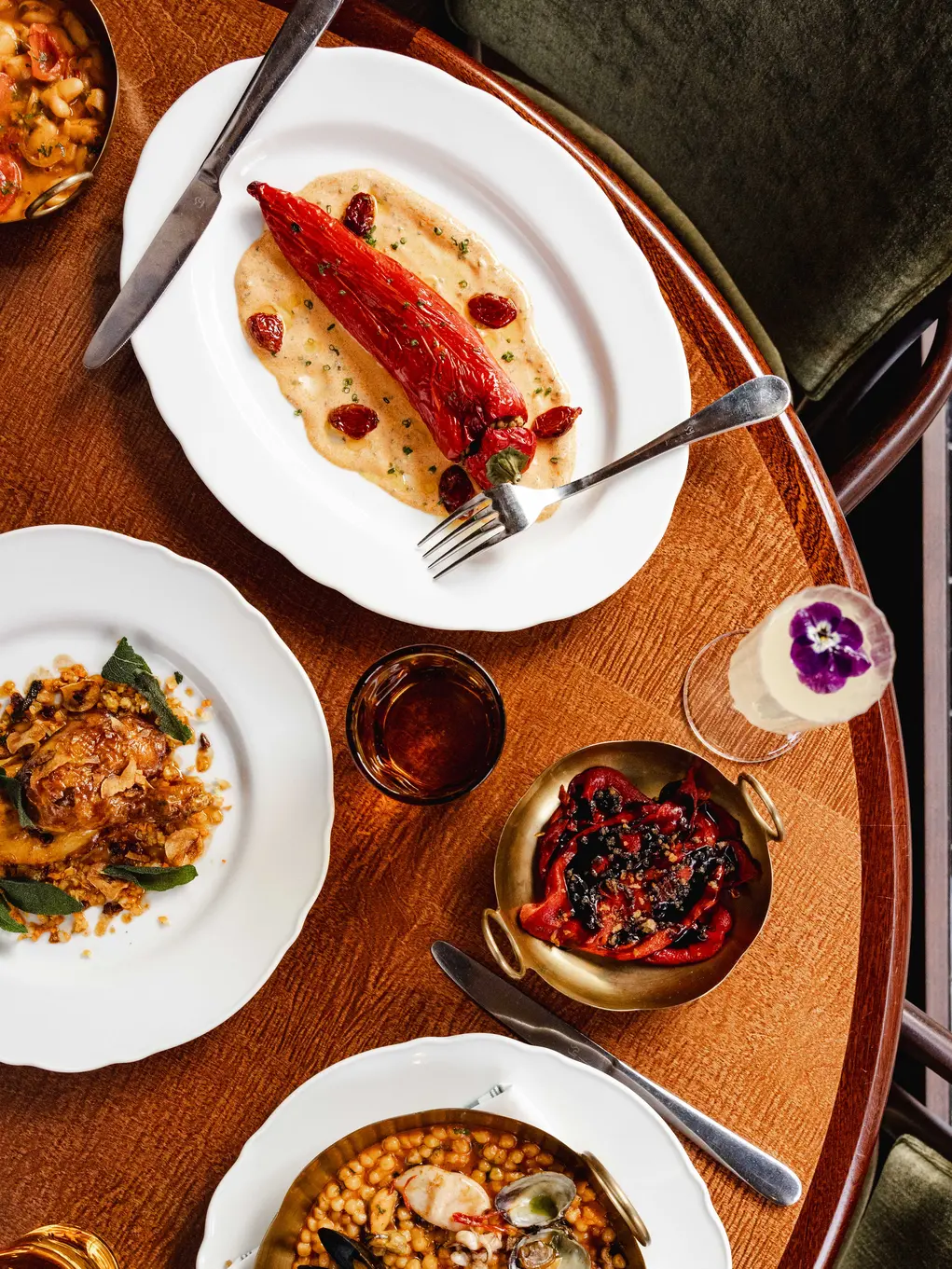 A table of dishes