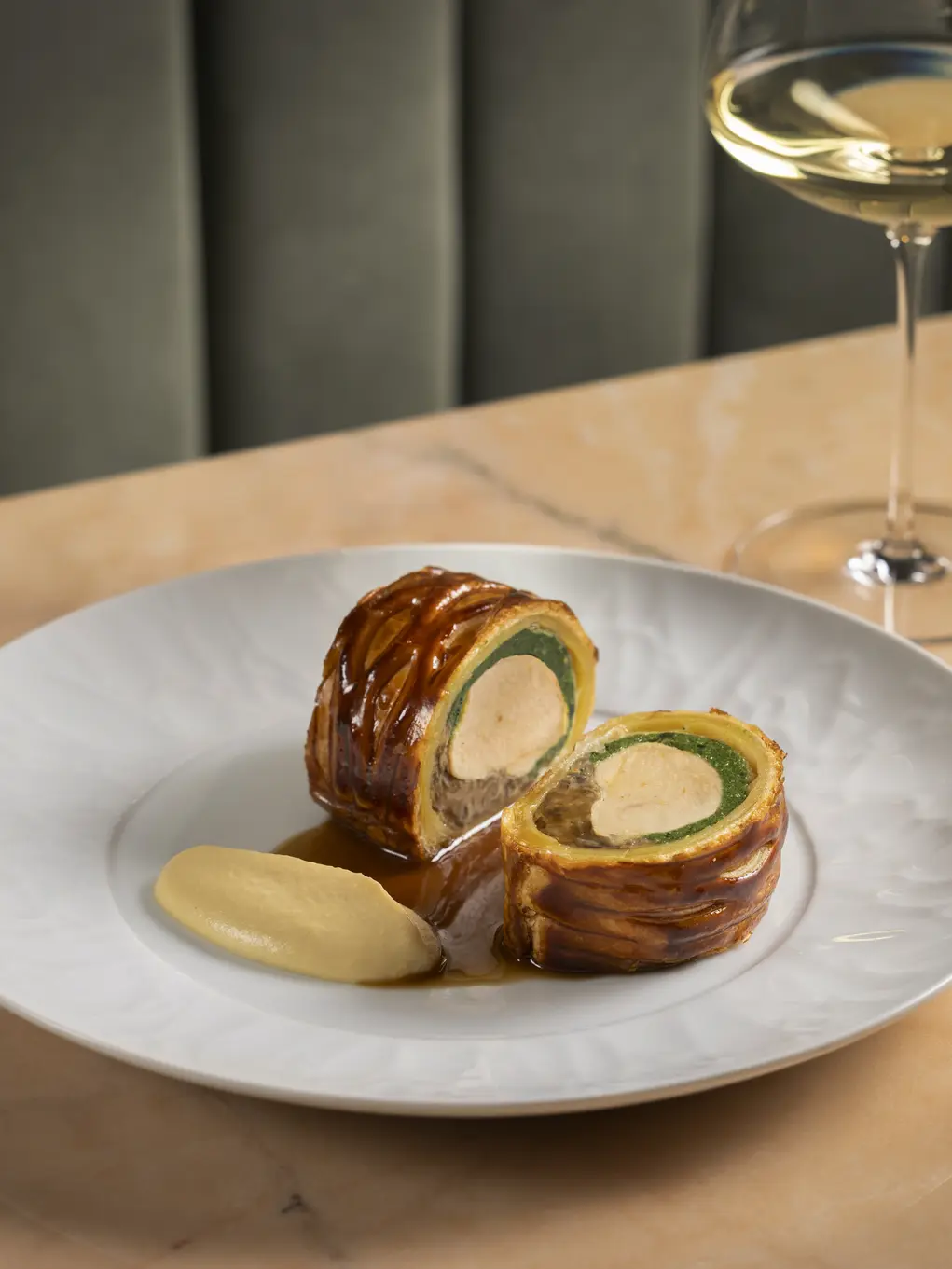 Chicken wellington 