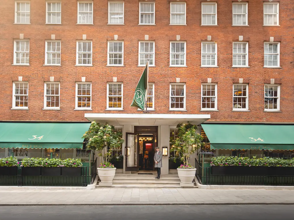 The exterior of 34 Mayfair