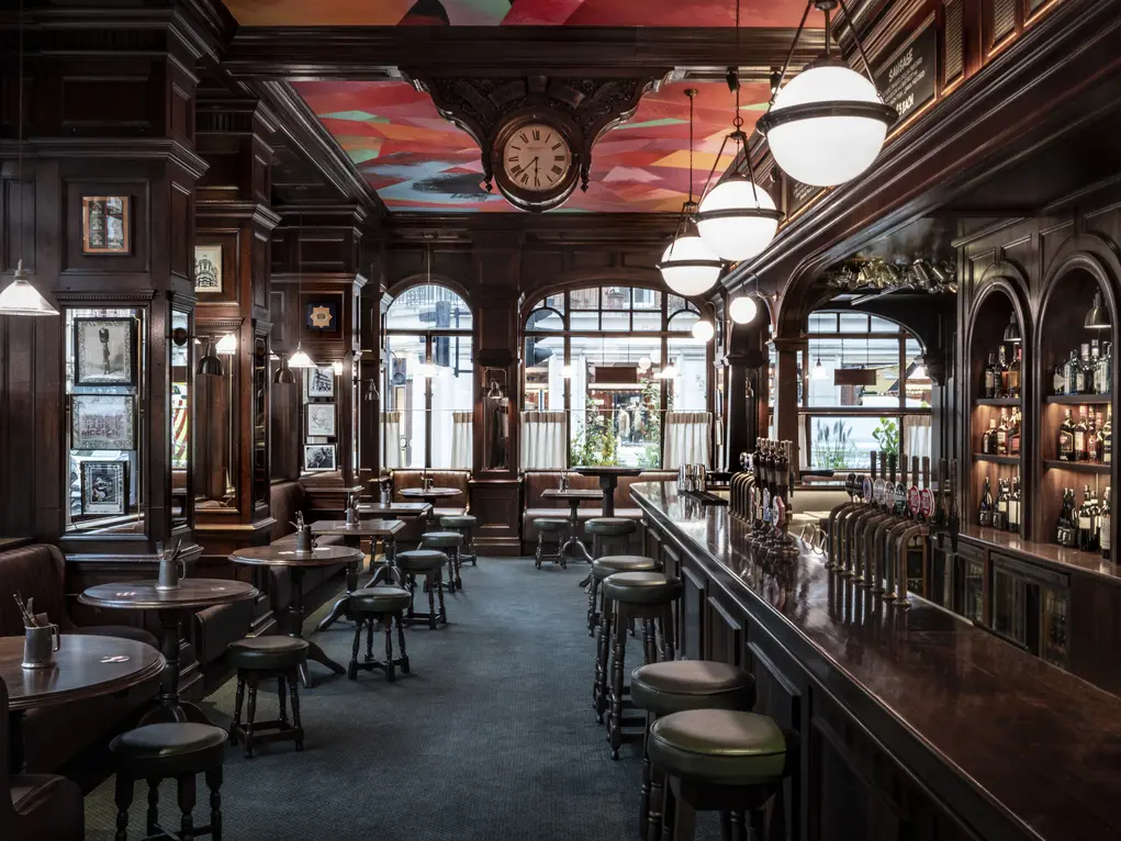 Interior of pub