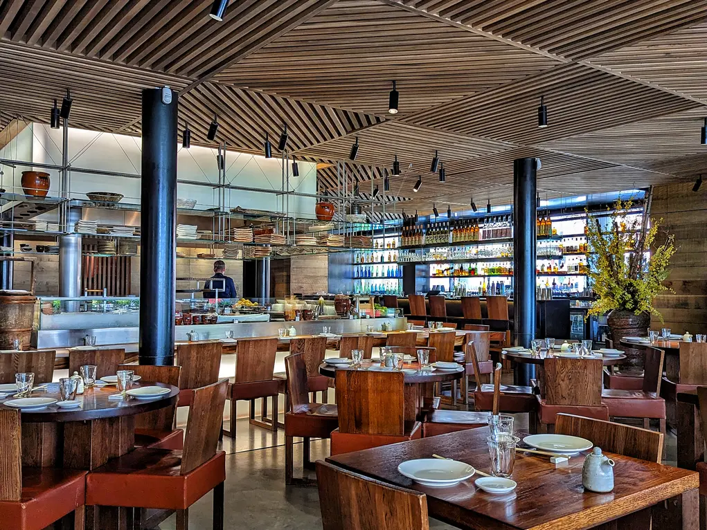 The Roka dining room