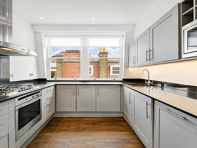 A small kitchen
