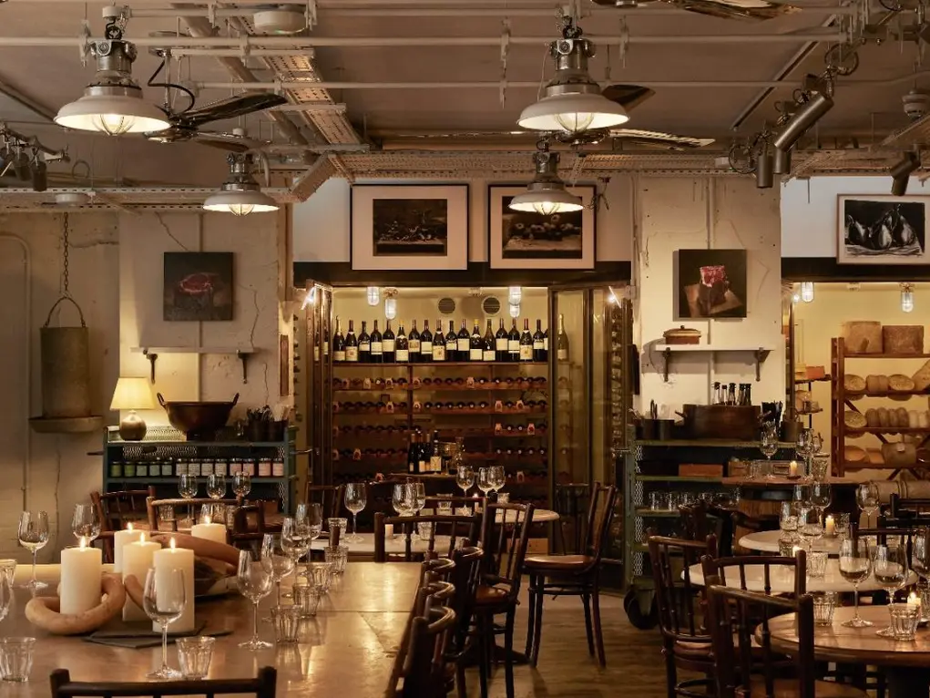Interior of The Wine Bar at The Farm Shop