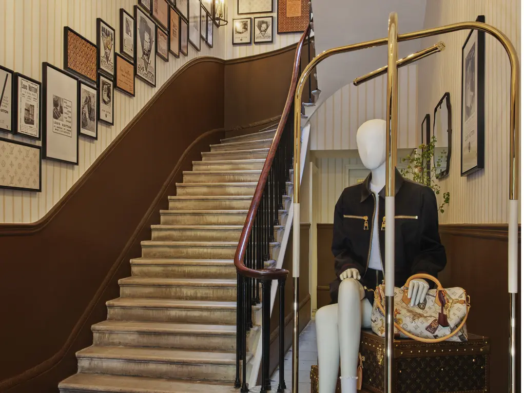 Louis Vuitton hotel lobby