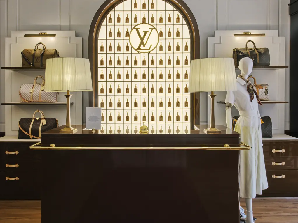 A hotel style front desk 