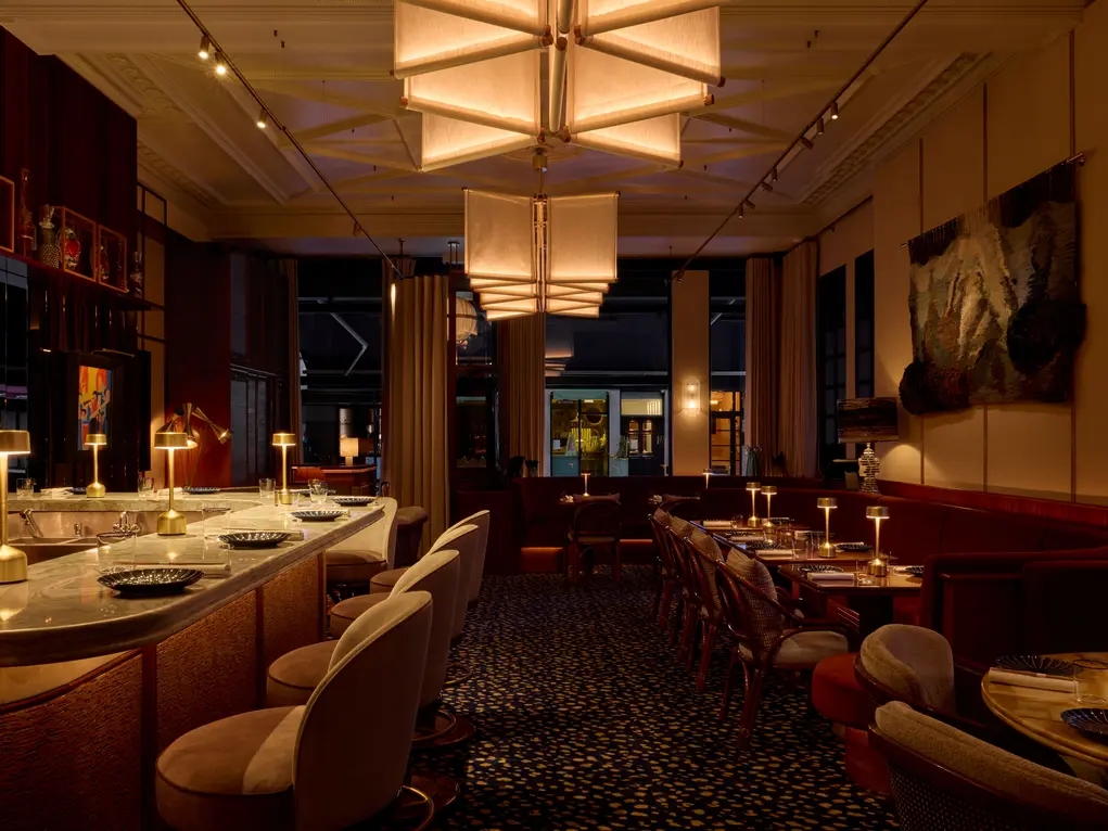 Interior of Bar Des Pres 
