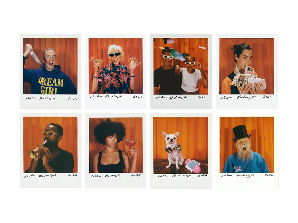 Eight polaroid pics 