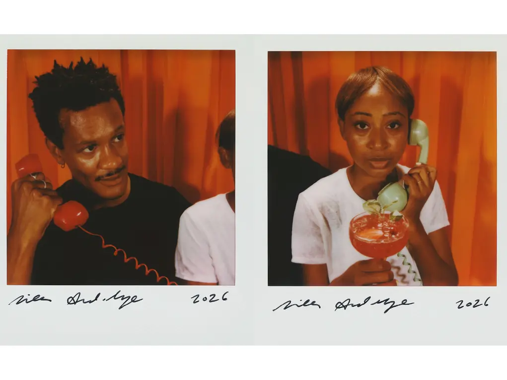 Two polaroid images 